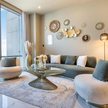 Bnbmehomes - Luxury 2B Apt - Al Habtoor - Amna Tower - 5044 Dubái Exterior foto