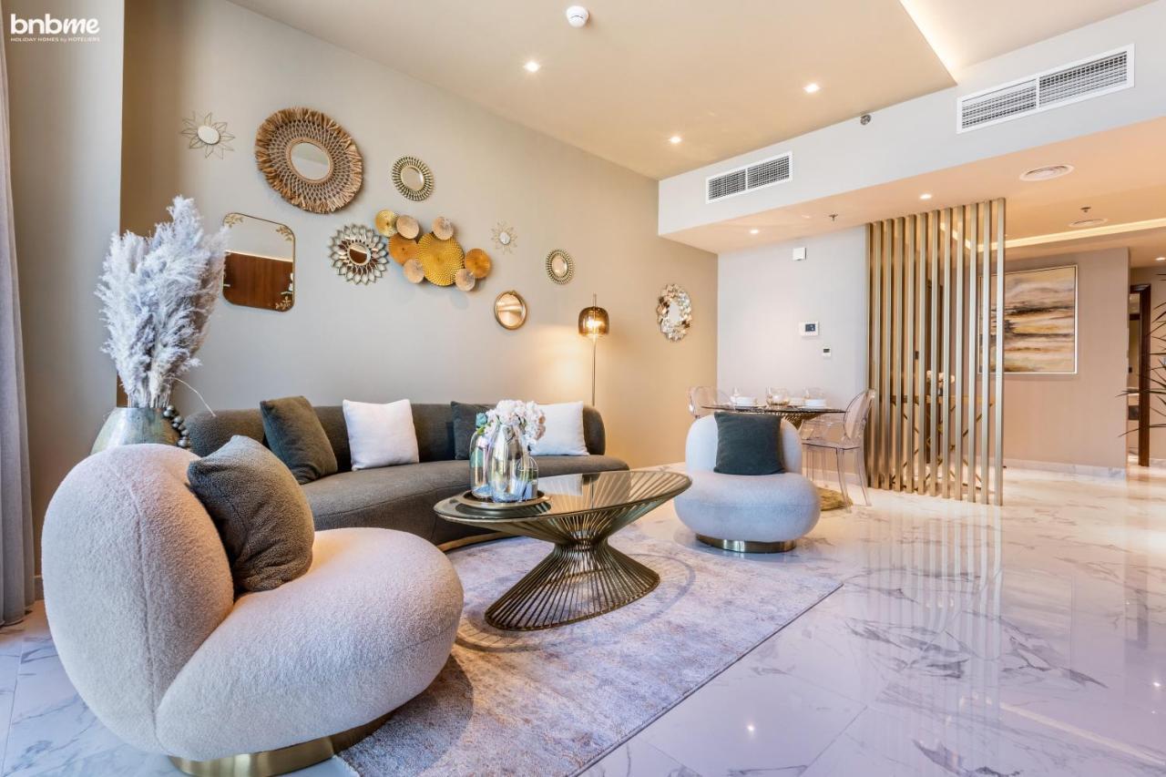 Bnbmehomes - Luxury 2B Apt - Al Habtoor - Amna Tower - 5044 Dubái Exterior foto
