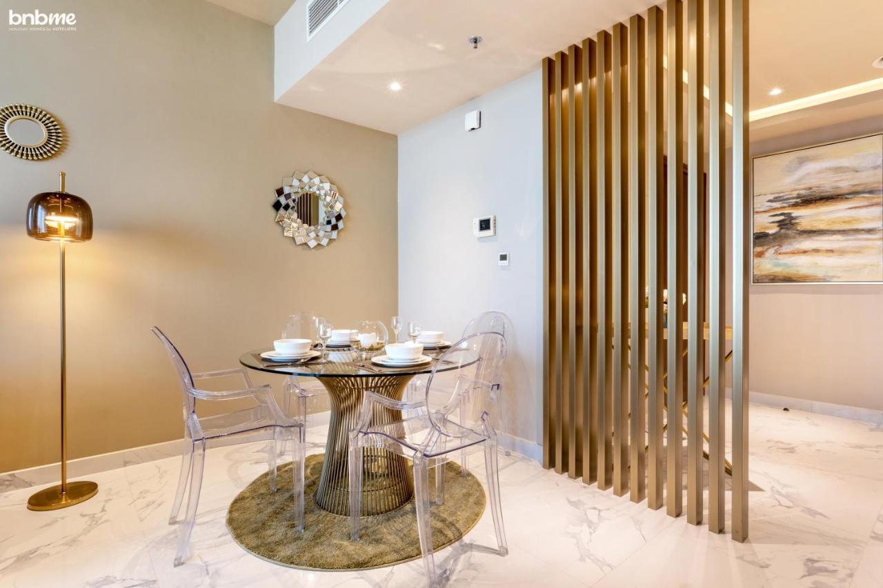 Bnbmehomes - Luxury 2B Apt - Al Habtoor - Amna Tower - 5044 Dubái Exterior foto