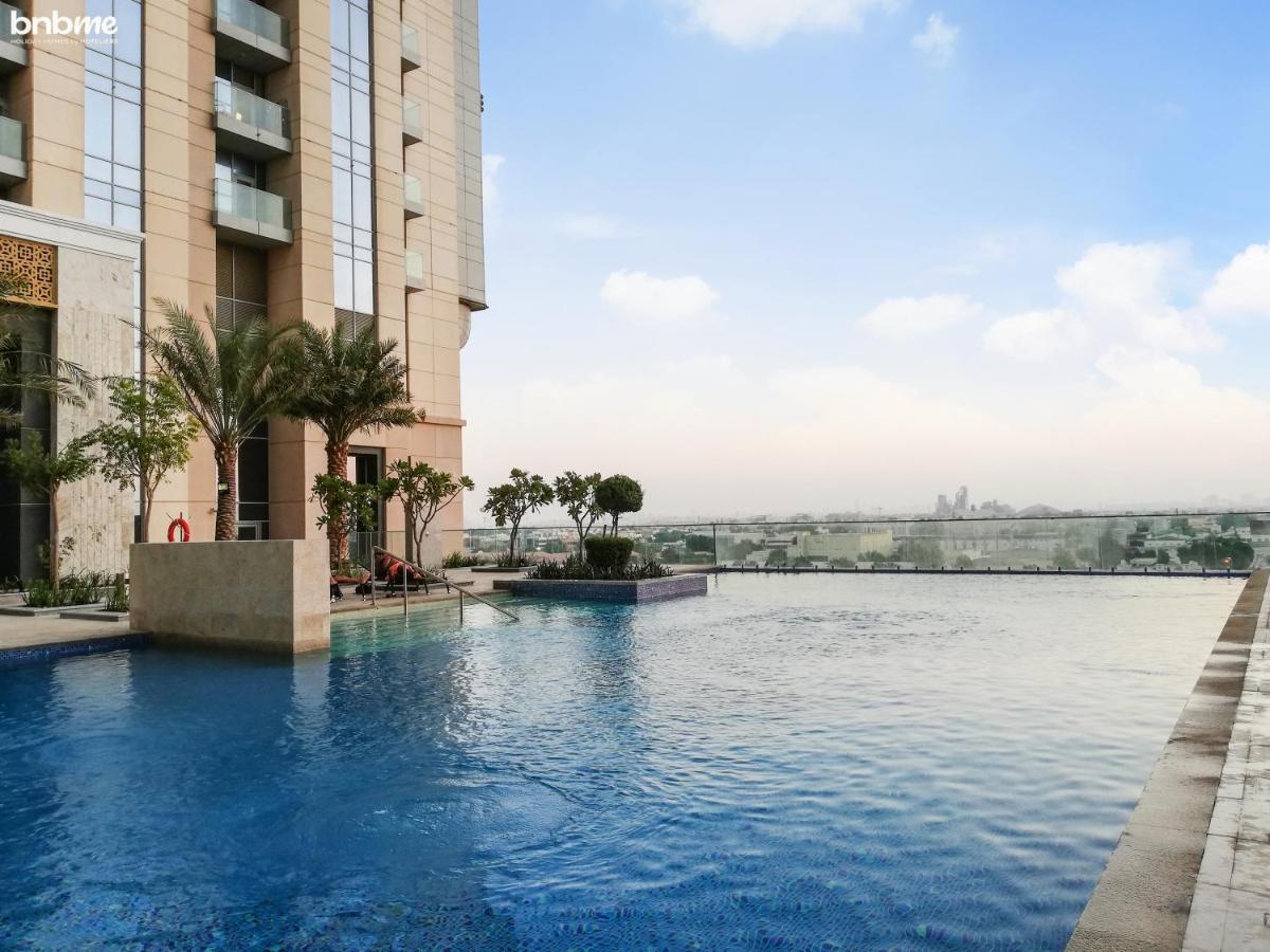 Bnbmehomes - Luxury 2B Apt - Al Habtoor - Amna Tower - 5044 Dubái Exterior foto