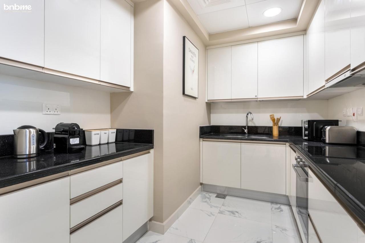Bnbmehomes - Luxury 2B Apt - Al Habtoor - Amna Tower - 5044 Dubái Exterior foto