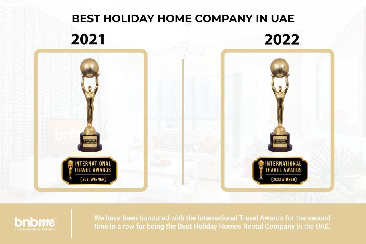 Bnbmehomes - Luxury 2B Apt - Al Habtoor - Amna Tower - 5044 Dubái Exterior foto